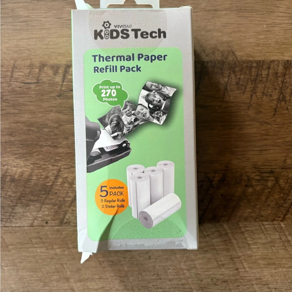 Vivitar Kids Tech Thermal Paper Refill Pack - White